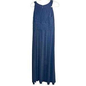 Sangria maxi halter Dress Sz 16 Black Coquette Formal Goth vamp Whimsigoth